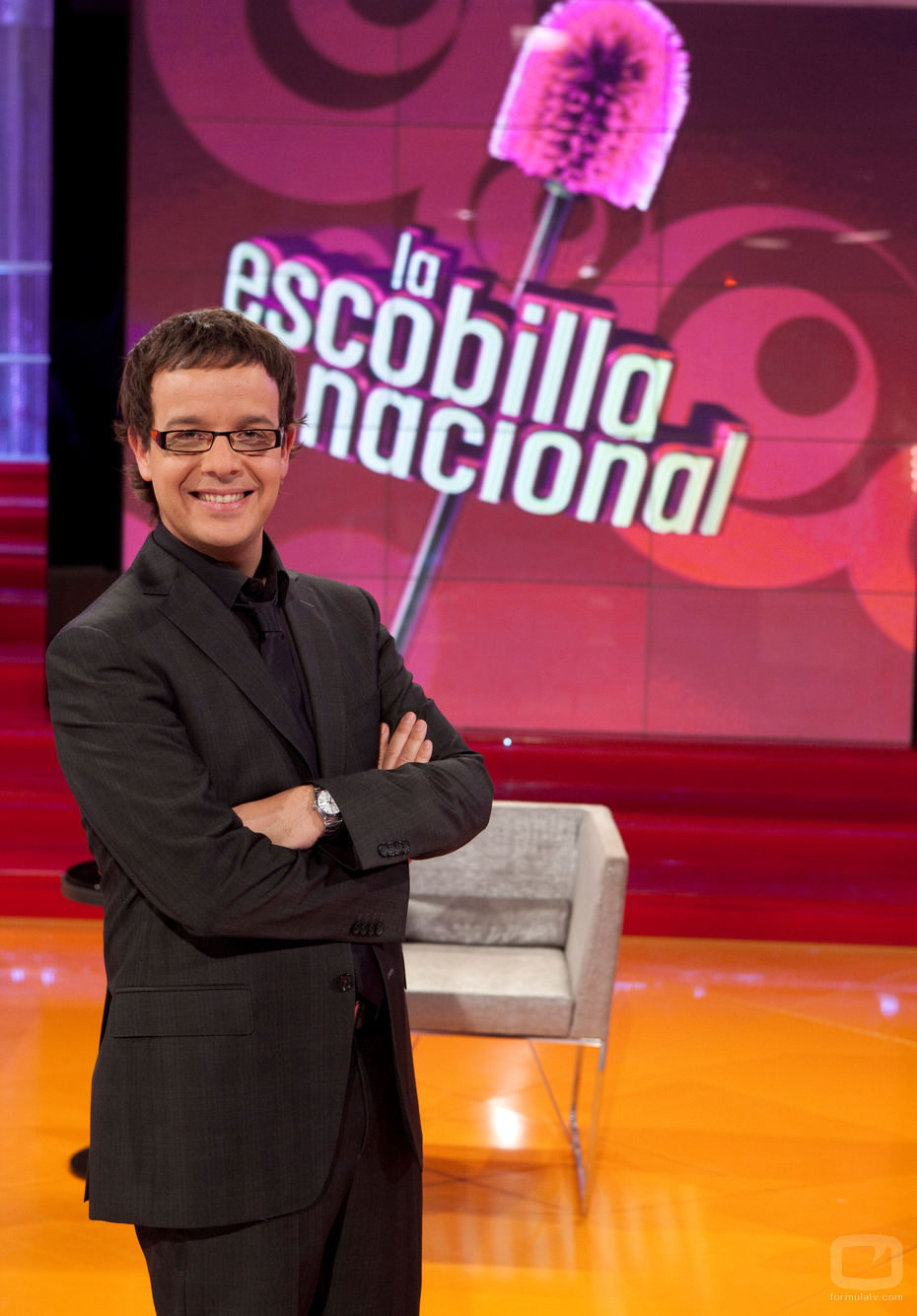 Àngel Llàcer sonríe en 'La escobilla nacional'