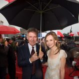 Calista Flockhart y Harrison Ford