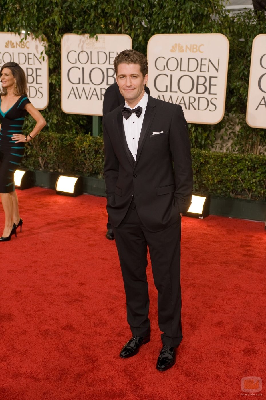 Matthew Morrison en los Globos de Oro 2010
