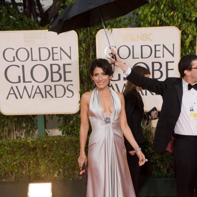 Lisa Edelstein en los Globos de Oro 2010