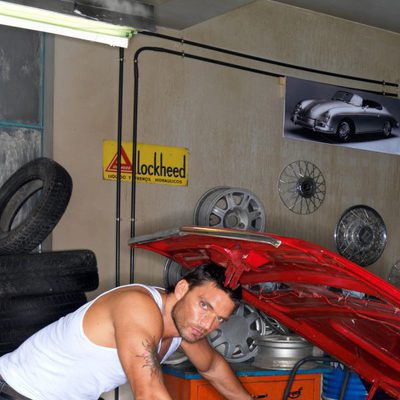 Julián Gil en el taller de 'Valientes'