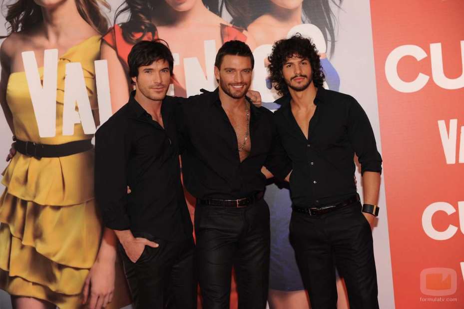 Marco De Paula, Julián Gil y Michel Gurfi en 'Valientes'