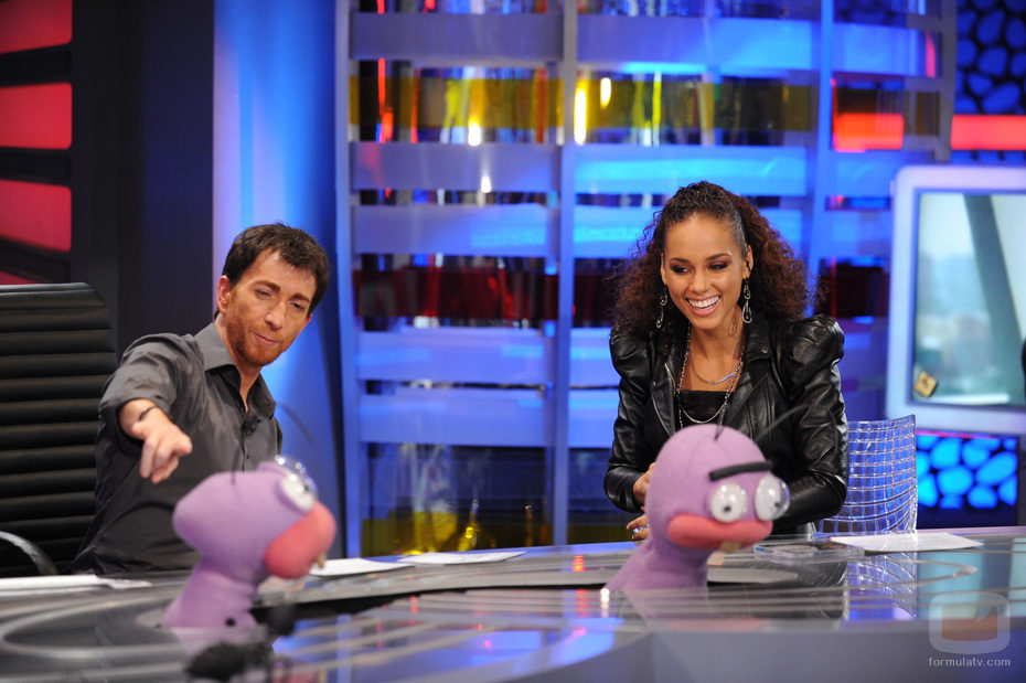 Alicia Keys durante su estancia en 'El Hormiguero'