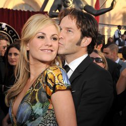 Anna Paquin y Stephen Moyer en los premios Sindicato de Actores