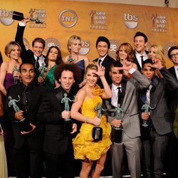 Reparto de 'Glee' en los Screen Actors Guild Awards