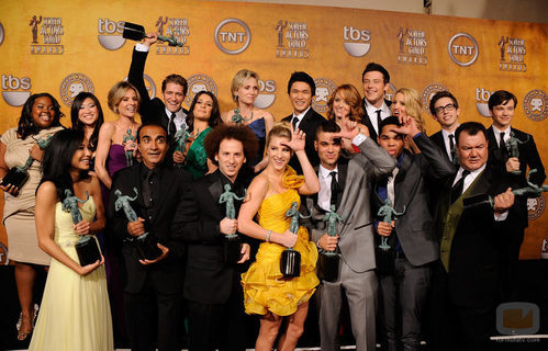 Reparto de 'Glee' en los Screen Actors Guild Awards