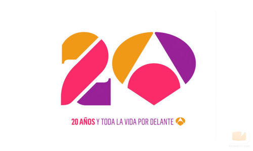 Logo 20 años de Antena 3