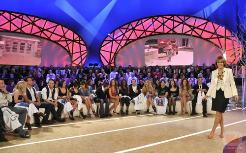 Mercedes Milá en la gala final de 'Gran Hermano 11'