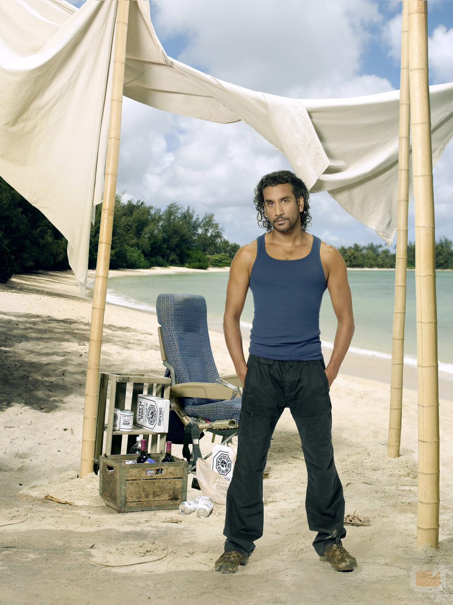 Sayid Jarrah en la promo de 'Perdidos'