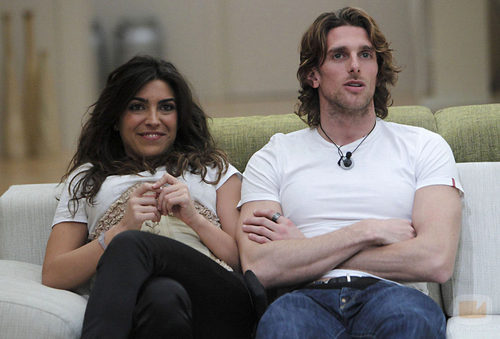 Piero y Melania en 'GH: El reencuentro'