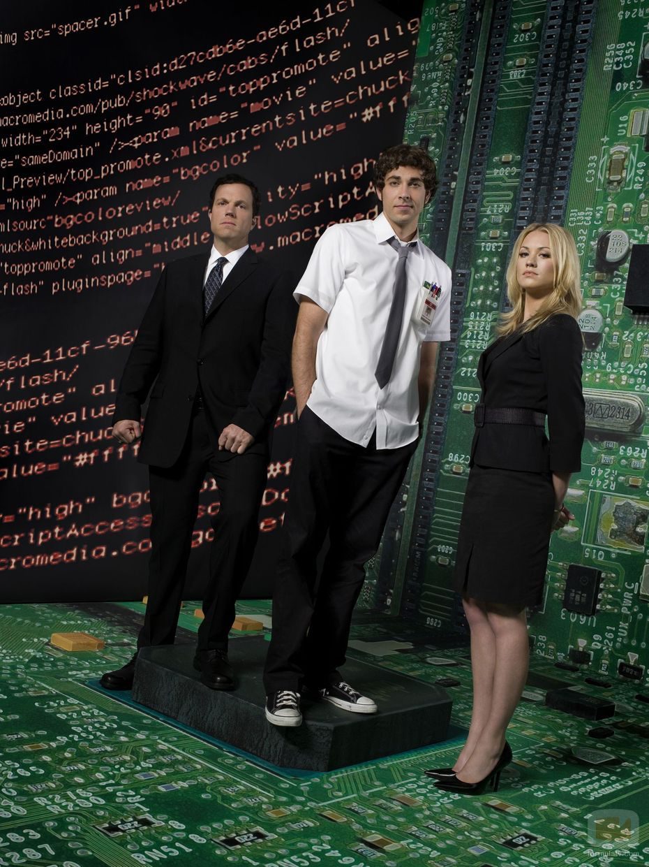 Los protagonistas de 'Chuck'