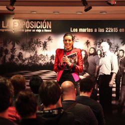 Raquel Sánchez Silva en la presentación de "Perdidos: La exposición"