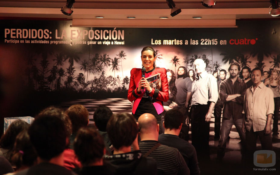 Raquel Sánchez Silva en la presentación de "Perdidos: La exposición"
