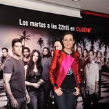 Raquel Sánchez Silva en la  inauguración de 'Exposición Perdidos'