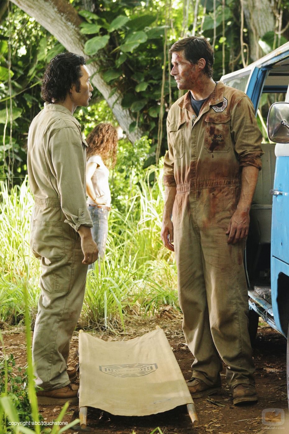 Jack y Jin en 'Lost'