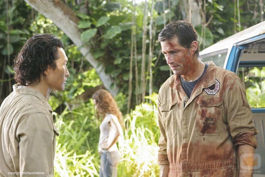 Matthew Fox y Daniel Dae Kim en 'Lost'