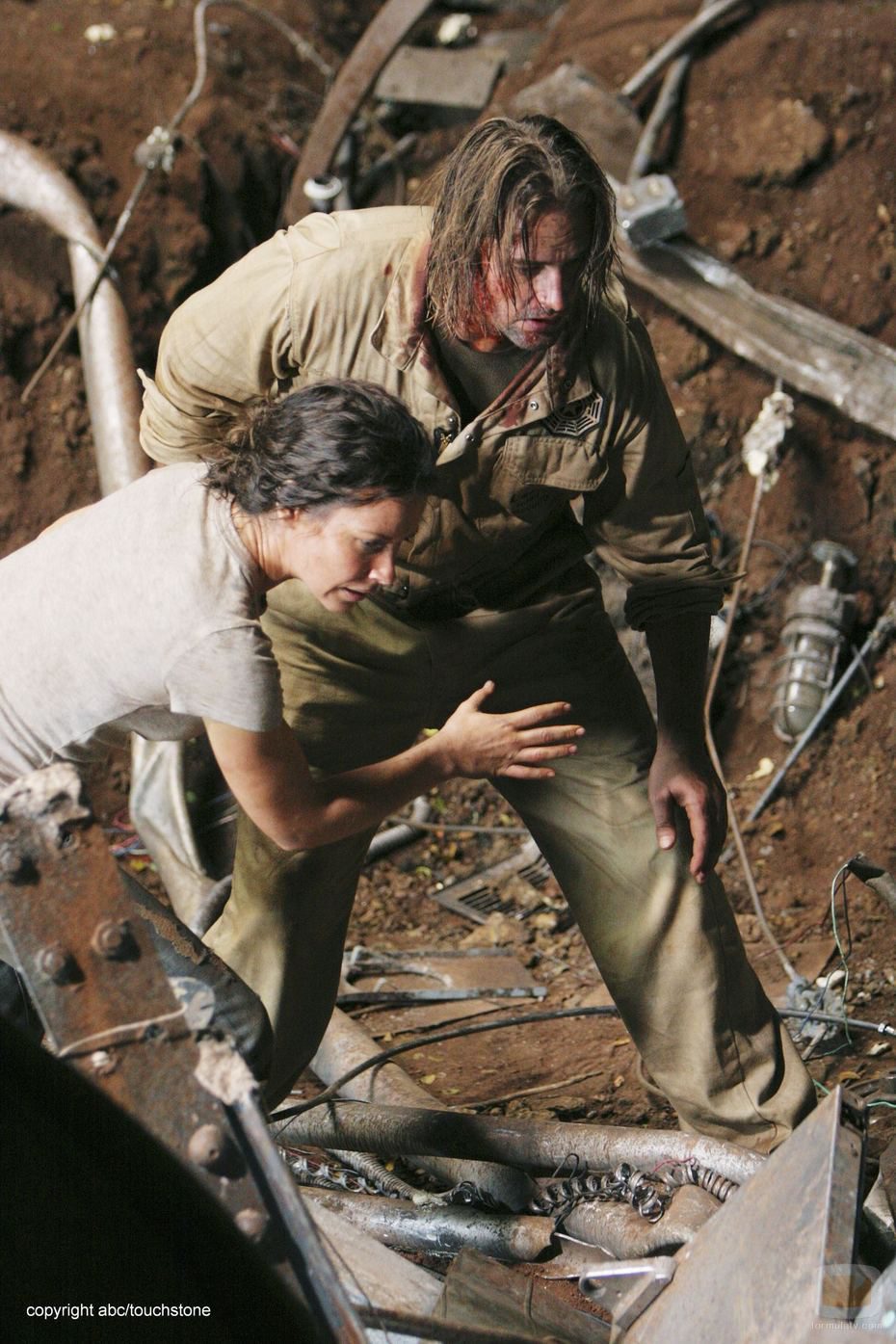 Sawyer y Kate en 'LA X'
