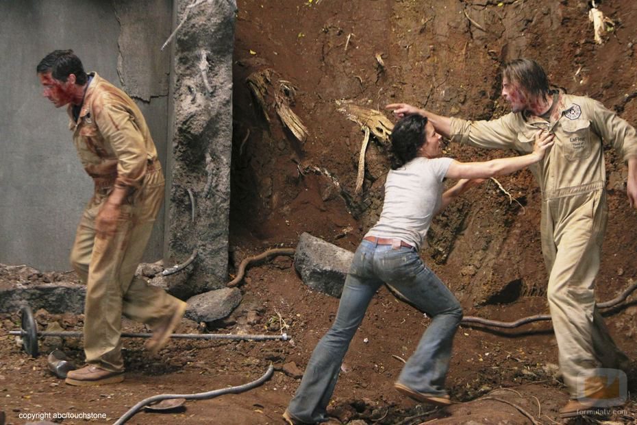 Sawyer le grita a Jack en 'LA X'
