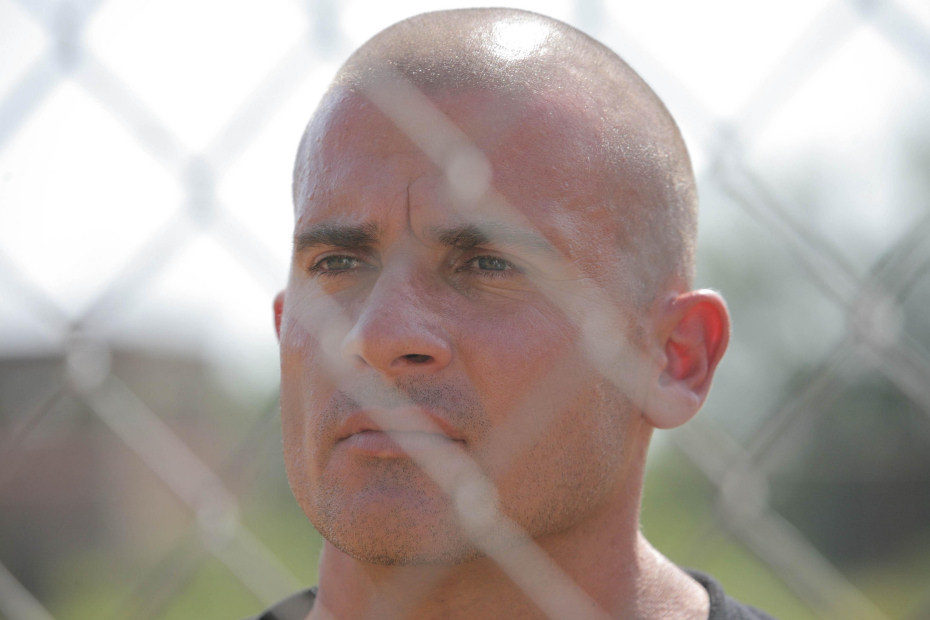 El actor Lincoln Burrows en la serie 'Prison Break'