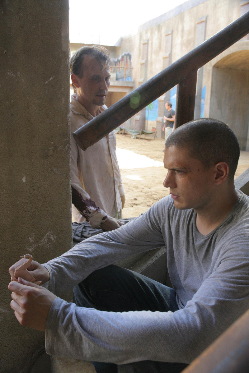 Michael Scofield y T-Bag en 'Orientación'