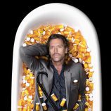 Hugh Laurie, "bañado" en medicamentos