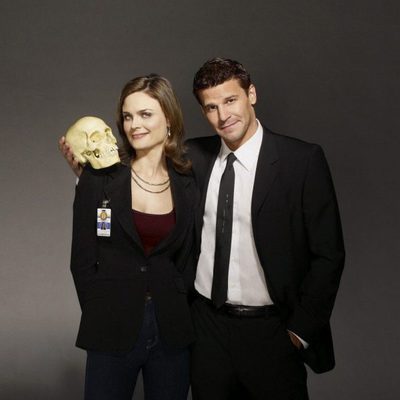 David Boreanaz y Emily Deschannel