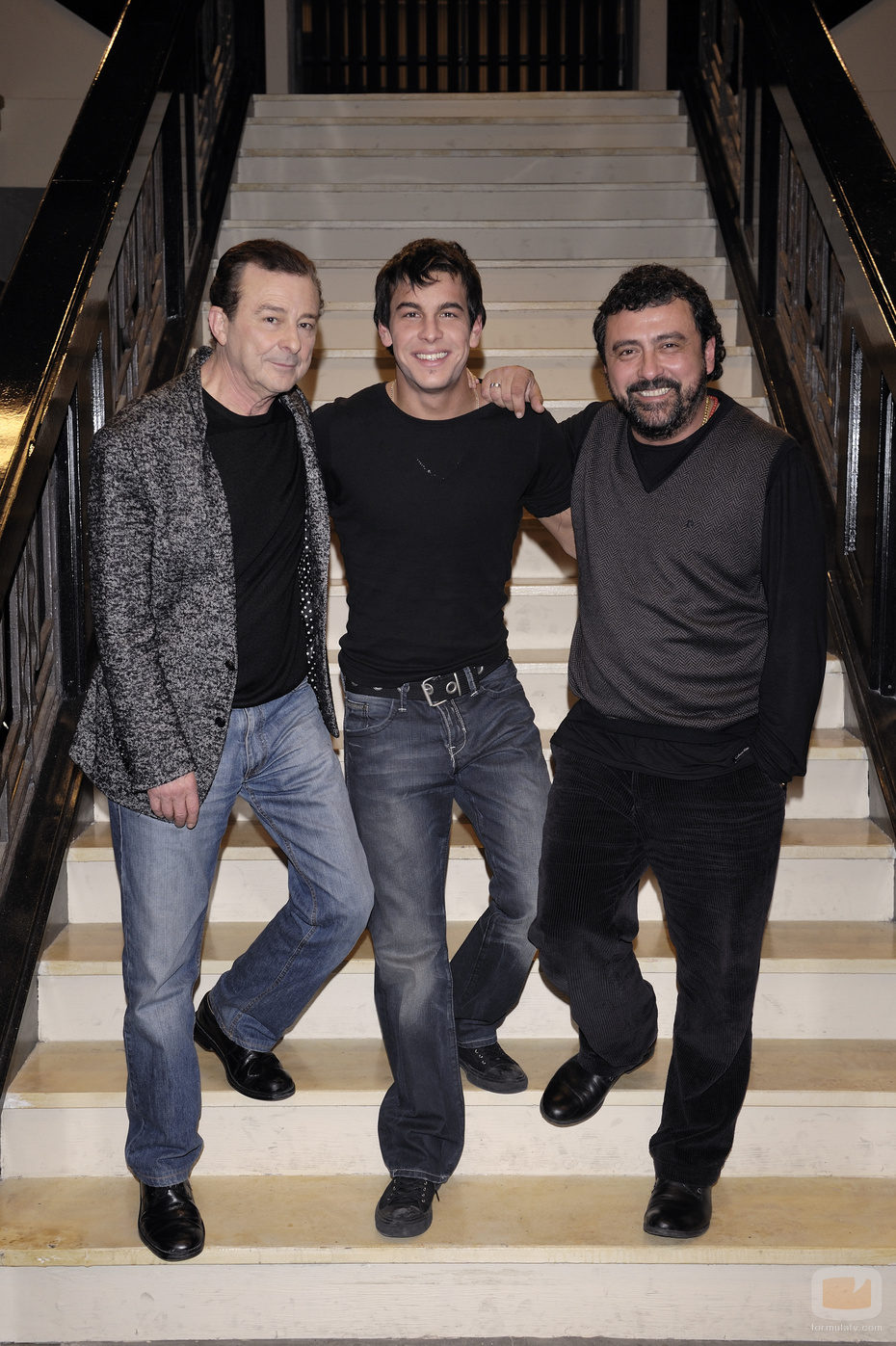 Juan Diego, Mario Casas y Paco Tous