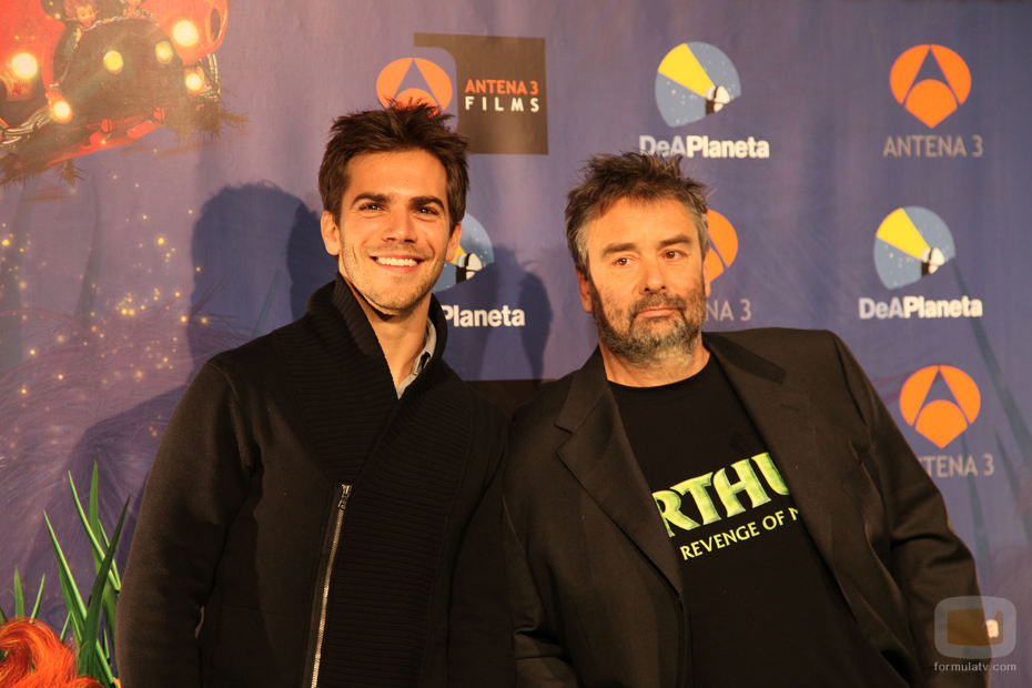 Marc Clotet y el director Luc Besson