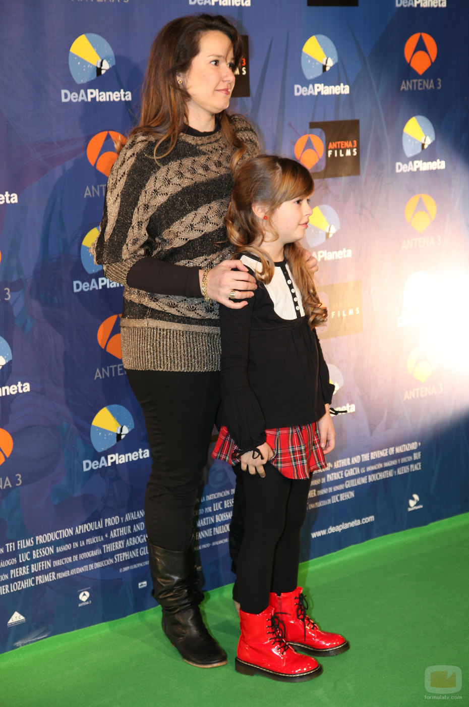 Carmen Sánchez y su madre