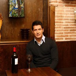 Jaime Cantizano posa en un restaurante de Madrid