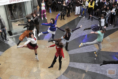 Flashmob de 'Glee' en España