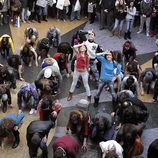 Los actores de 'FoQ' en el flashmob de 'Glee'