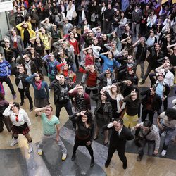 Flashmob de 'Glee' en Madrid