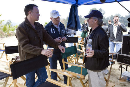Tom Hanks y Steven Spielberg en 'The Pacific'