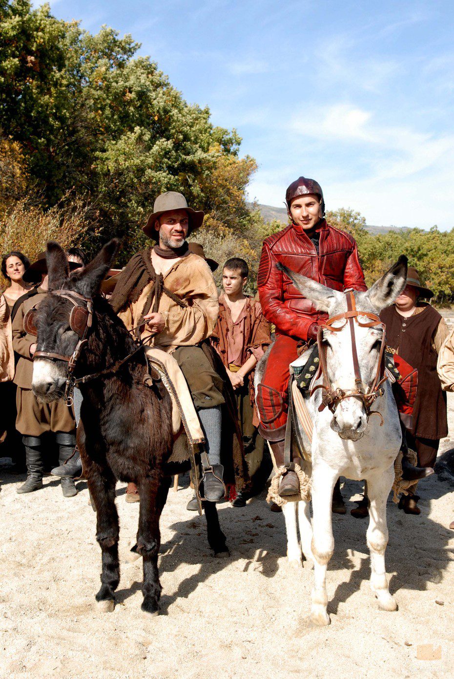 Satur y Francisco Pulido en "Águila Roja"