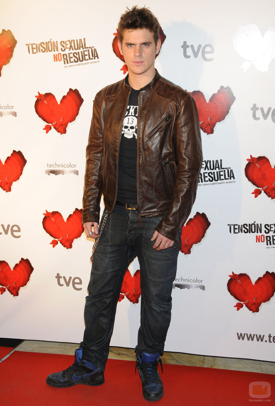 Gonzalo Ramos en la premiere de 'Tensión sexual no resuelta'