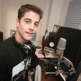 Luis Fernández 'Perla', Culebra, en el estudio de grabación