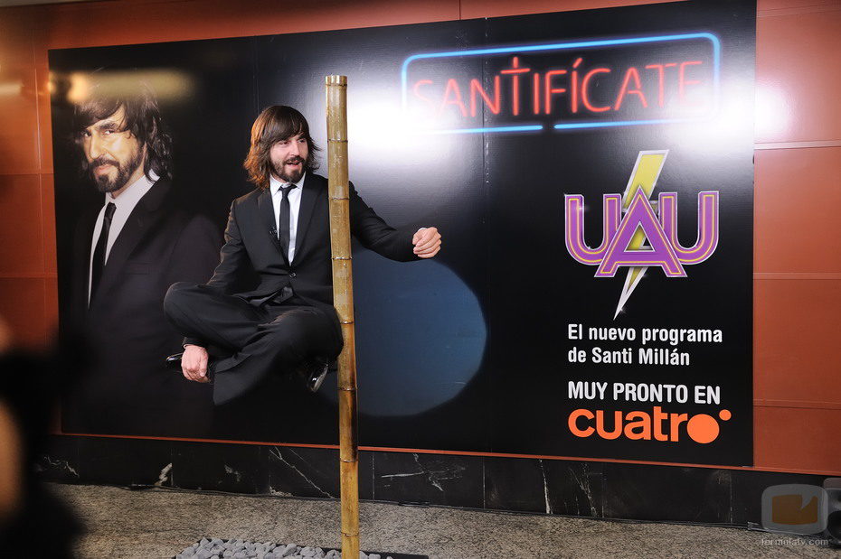 Santi Millán, levitando en Sol