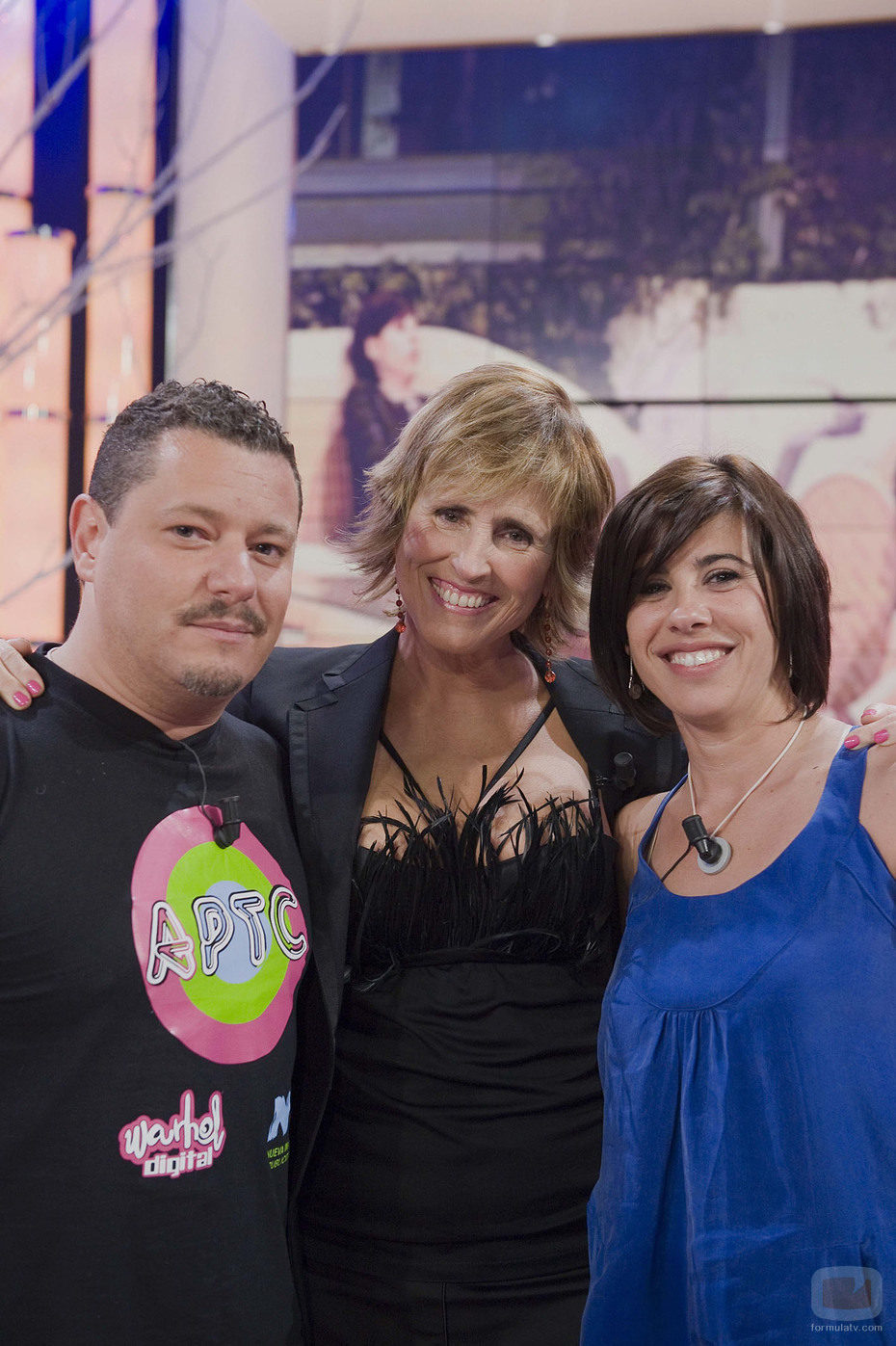 Jorge Berrocal, Silvia Casado y Mercedes Milá
