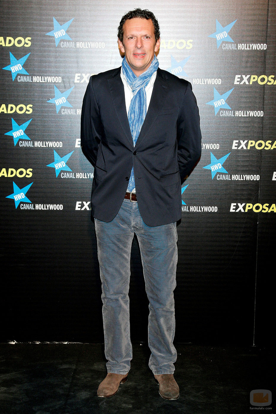 Joaquín Prat posa en la première de 'Exposados'