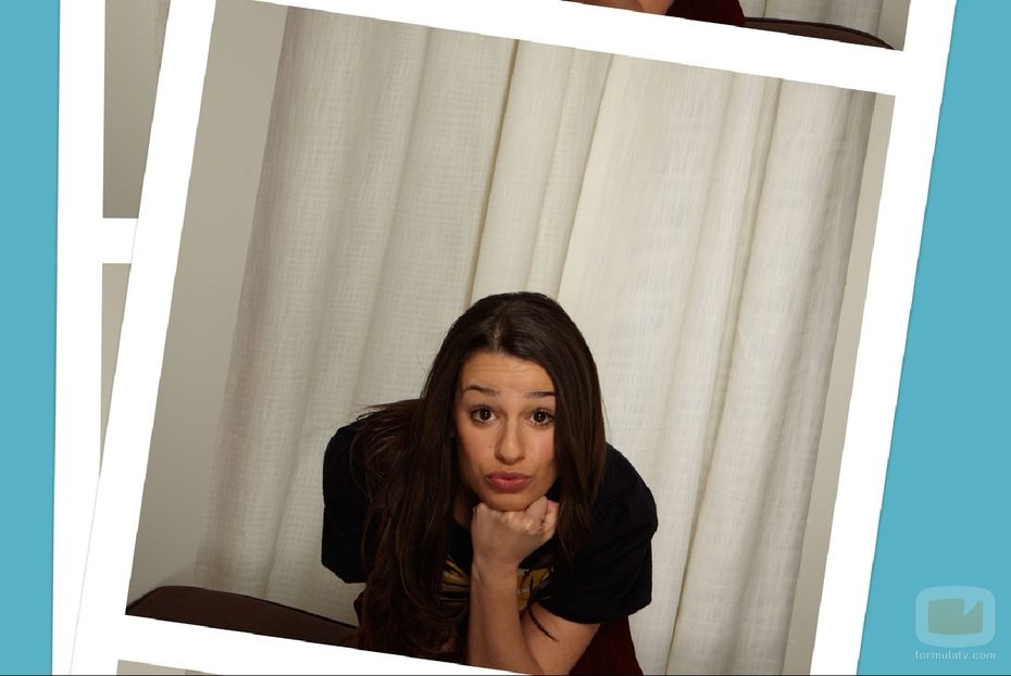 Lea Michele en el fotomatón