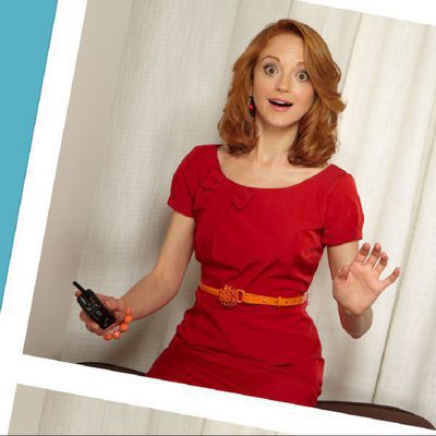 Jayma Mays sorprendida