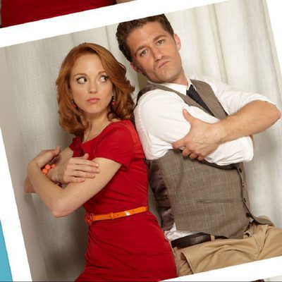 Jayma Mays y Matthew Morrison de malotes
