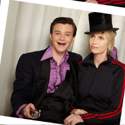 Jane Lynch y Chris Colfer