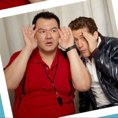 Patrick Gallagher y Matthew Morrison