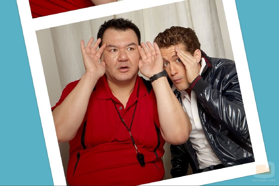 Patrick Gallagher y Matthew Morrison