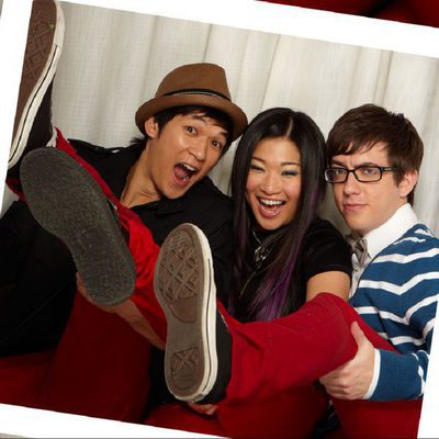 Harry Shum Jr., Jenna Ushkowitz y Kevin McHale
