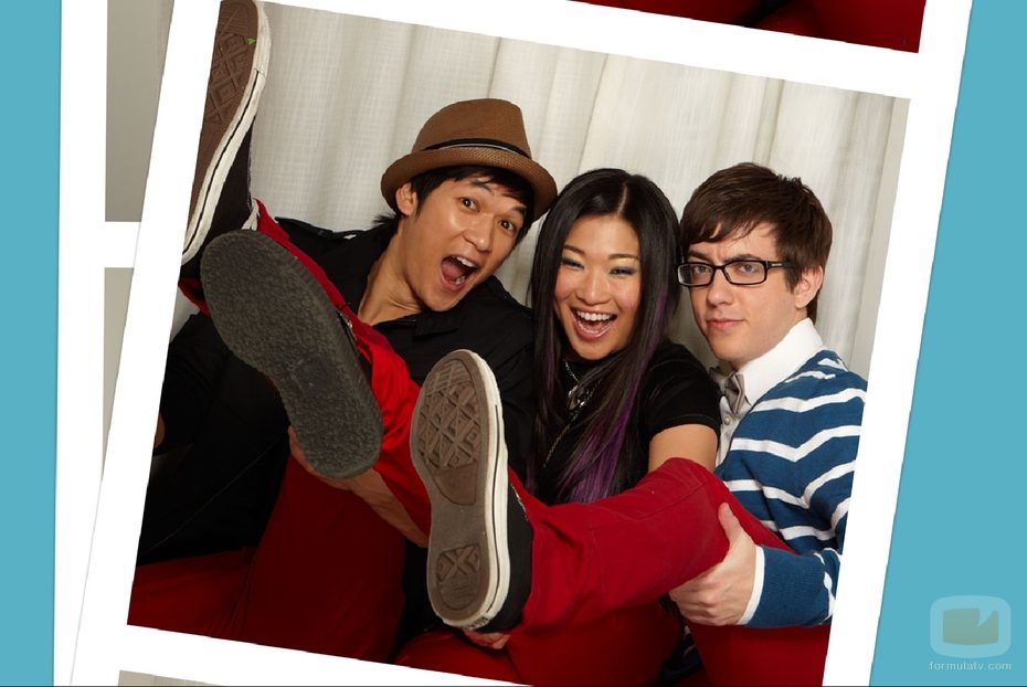 Harry Shum Jr., Jenna Ushkowitz y Kevin McHale