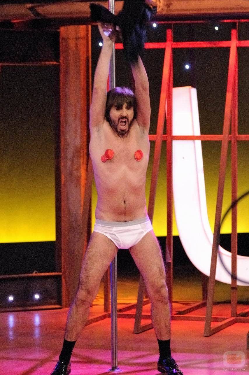 Santi Millán semidesnudo