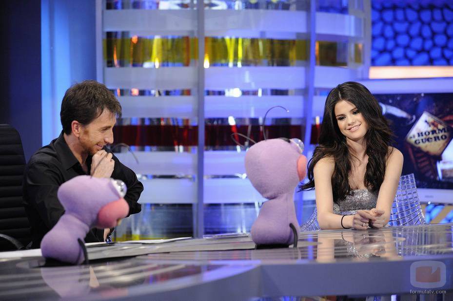 Selena Gomez con Pablo Motos